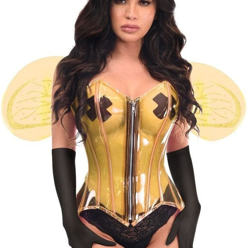 Lavish 4 PC Clear Bee Corset Costume