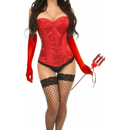 Lavish 4 PC Daring Devil Corset Costume