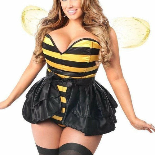 Lavish 4 PC Flirty Bee Corset Costume