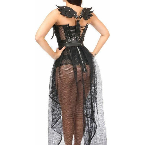 Lavish 4 PC Gothic Angel Costume