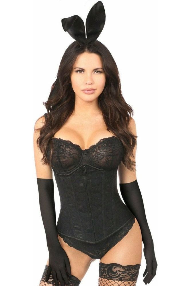 Lavish 4 PC Lace Cincher Bunny Corset Costume - Daisy Corsets