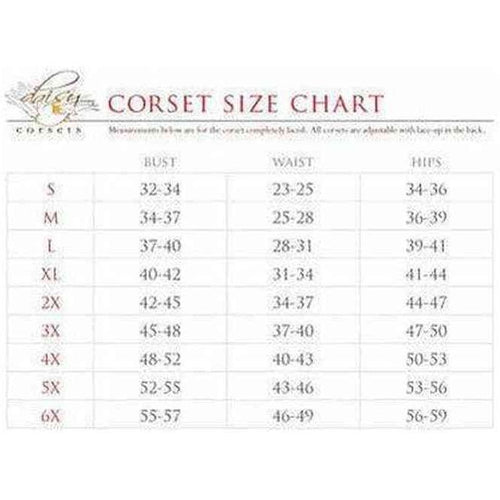 Lavish 4 PC Lace Witch Corset Costume