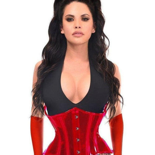 Lavish 4 PC Red Festival Bunny Corset Costume