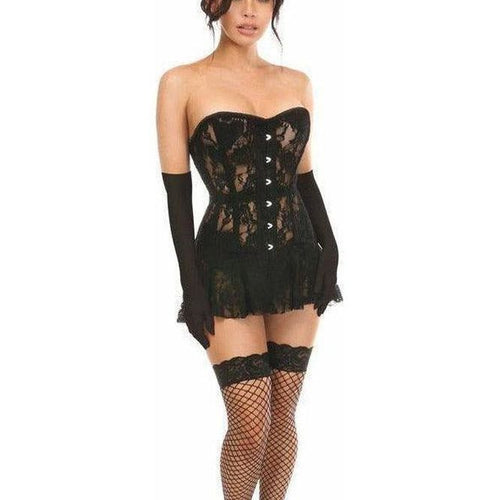 Lavish 4 PC Sexy Black Bunny Costume