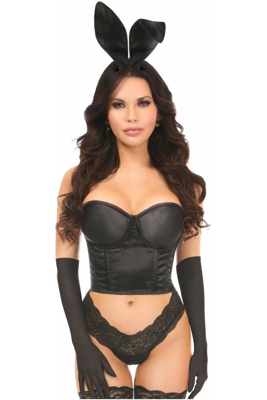 Lavish 4 PC Sexy Bustier Bunny Costume - Daisy Corsets