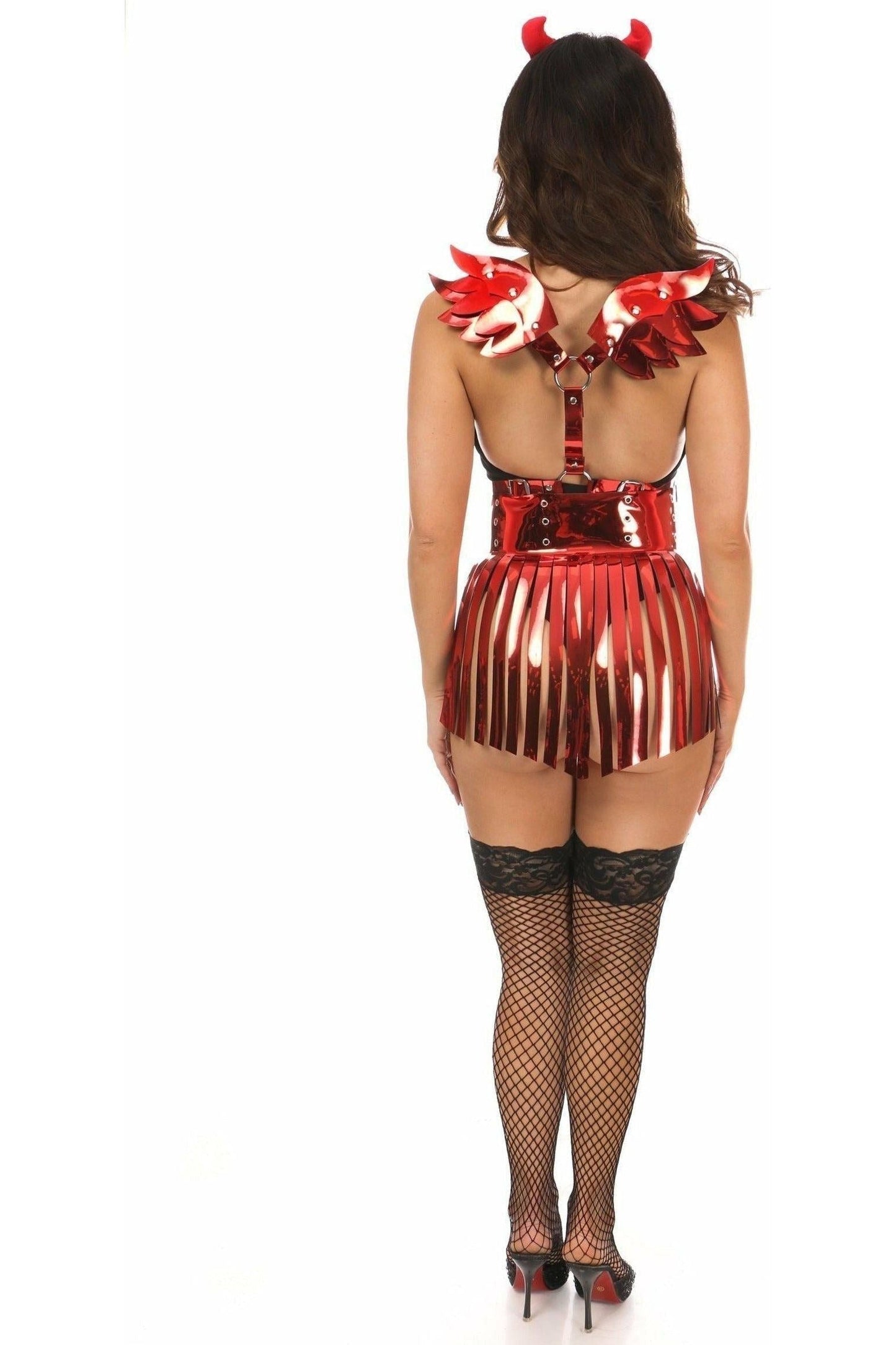 Lavish 4 PC Sexy Devil Costume - Daisy Corsets