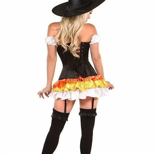 Lavish 4 PC Witch Corset Costume