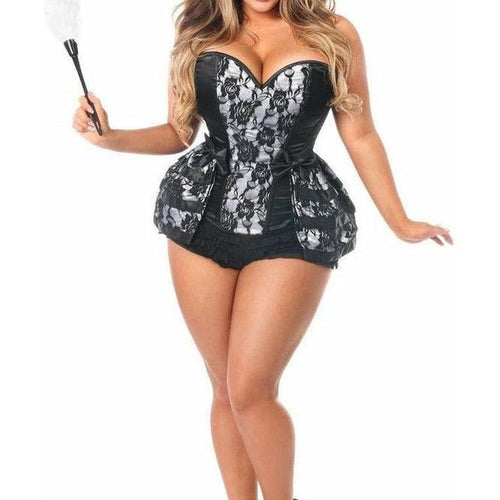 Lavish 5 PC French Maid Corset Costume