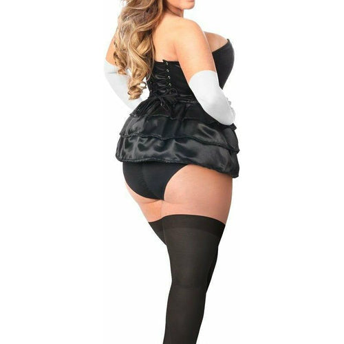 Lavish 5 PC Frisky French Maid Corset Costume