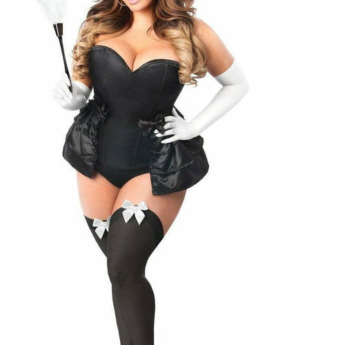 Lavish 5 PC Frisky French Maid Corset Costume
