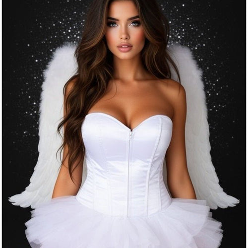 Lavish Flirty Angel Corset Costume