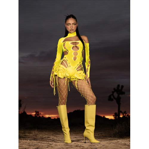 Lead The Way Asymmetrical Bodysuit - 89310     00122