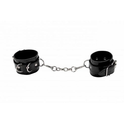LEATHER CUFFS BLACK - SHTOU048BLK