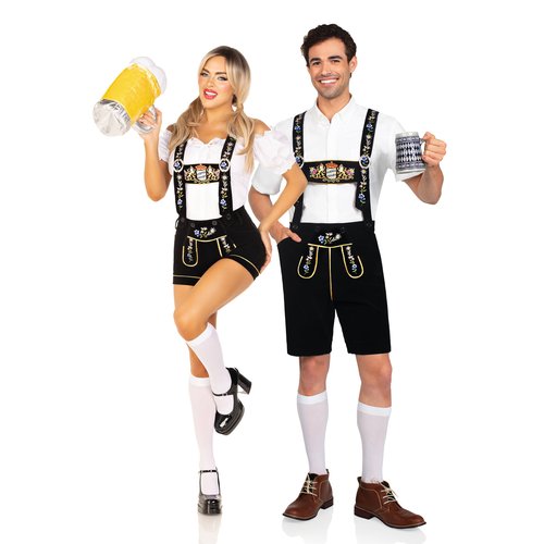 Lederhosen Honeys Oktoberfest Couple's Costume - lederhosen-honeys-oktoberfest-couples-costume-1