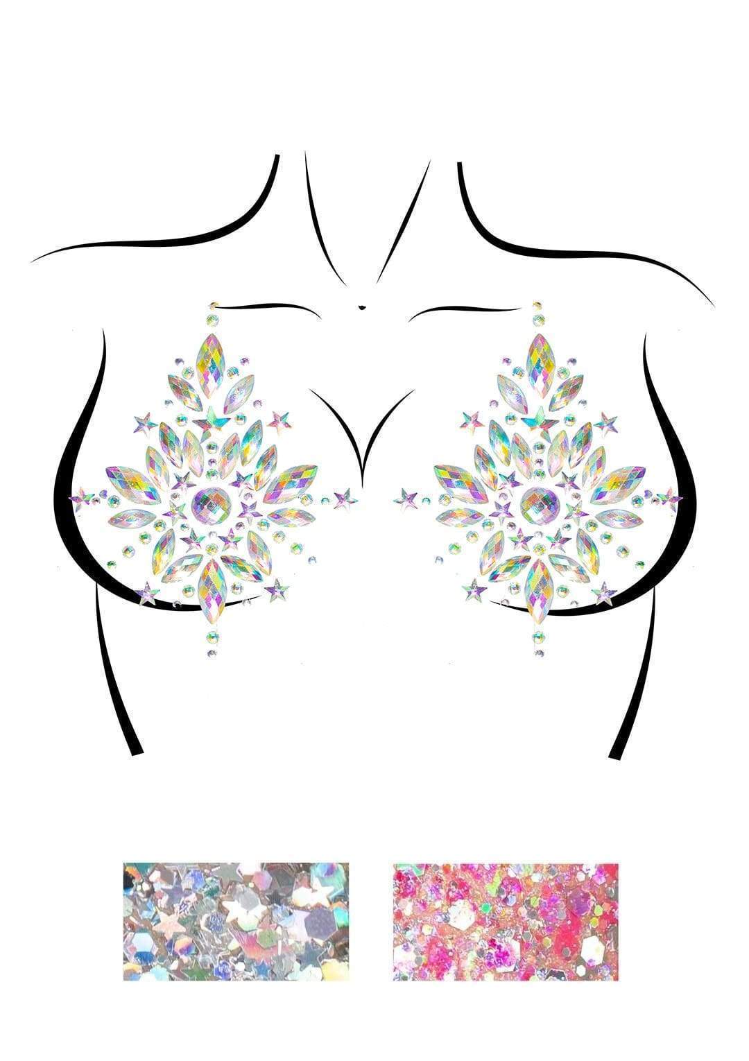 Cambria Jewels Sticker Nipple Pasties & Body Glitter - NIPPLE012 18322