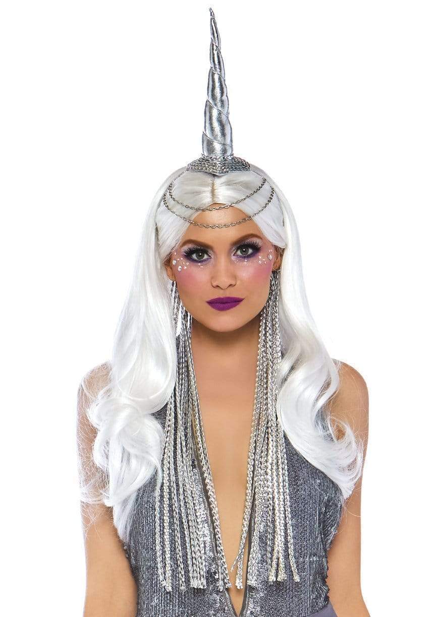 Celestial Unicorn Headband with Chain Accent - A2816     02722