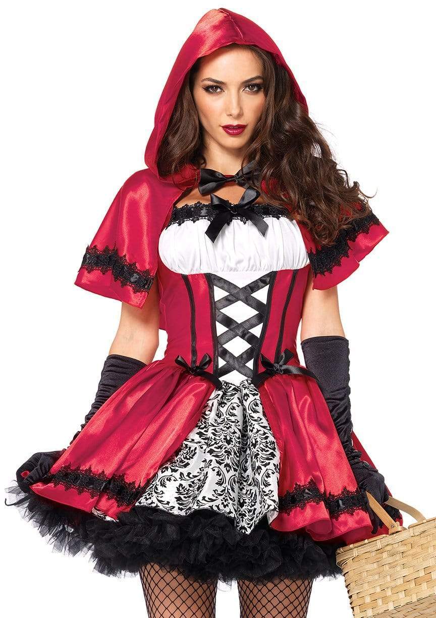 Gothic Red Riding Hood Costume - 85230     09601