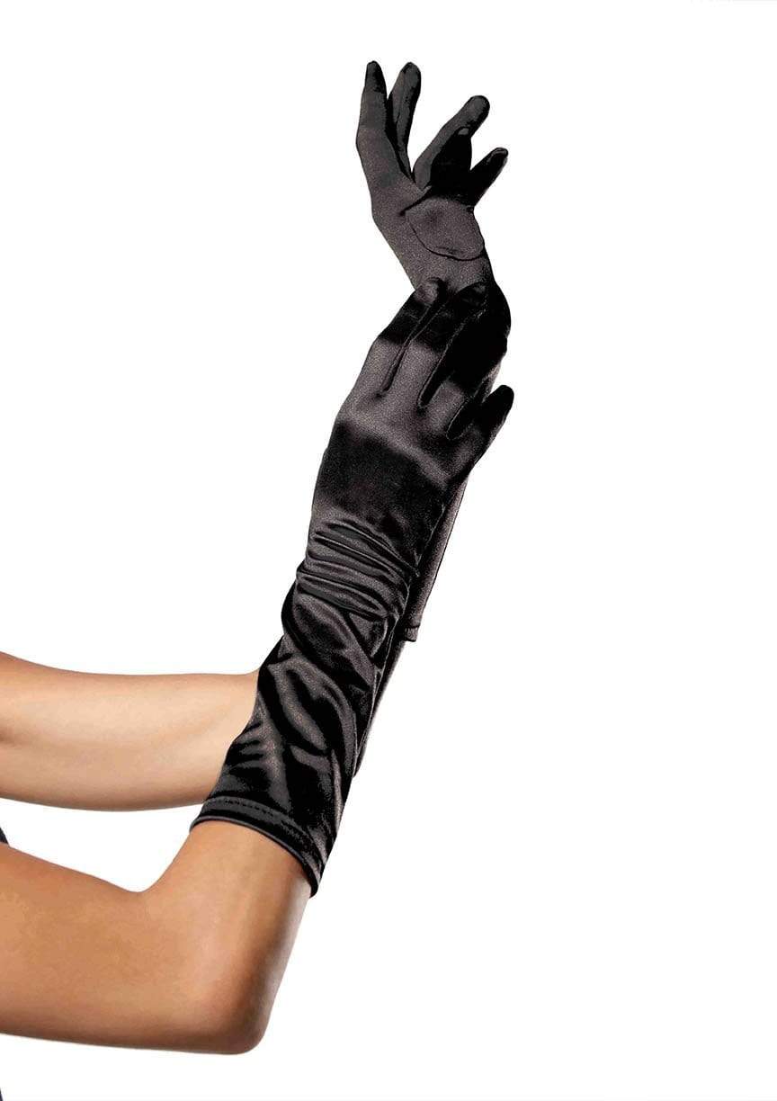 Satin Elbow Length Costume Gloves - 8B        00222