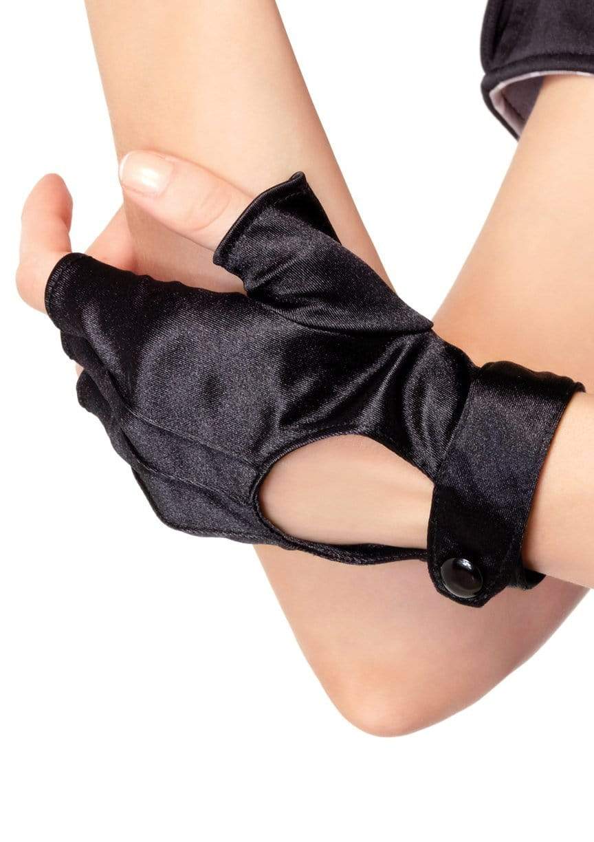Fingerless Motorcycle Gloves with Velcro Strap - A1039     00122