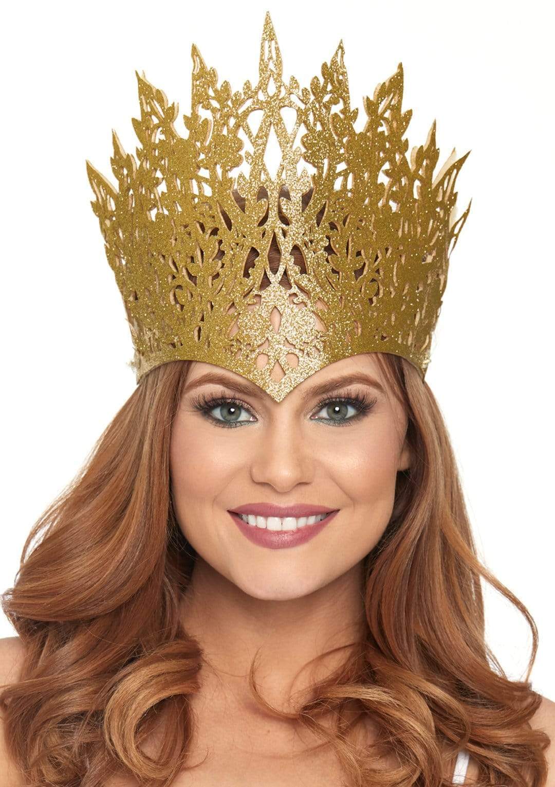 Glitter Die Cut Royal Crown With Jewel Accent - A2844     00122