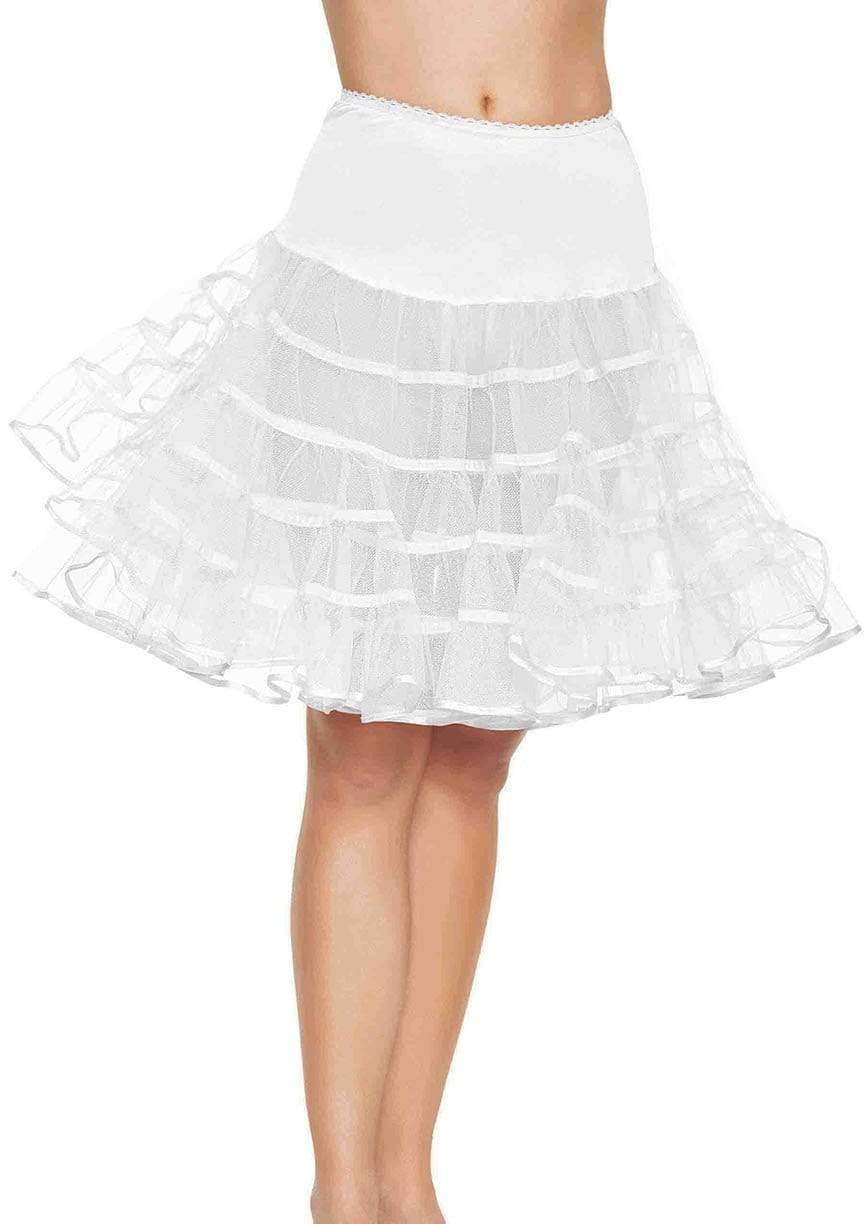 Knee Length Layered Petticoat Costume Skirt - 83043     00222