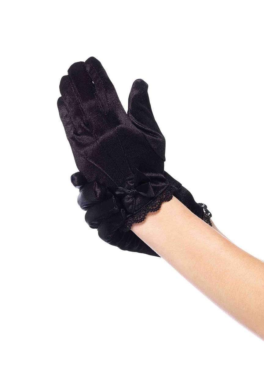 Girl's Satin Gloves - 4908      00102