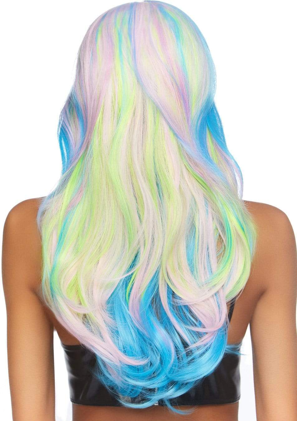 27" Mystic Hue Multi Color Wavy Long Wig - A2833     10122