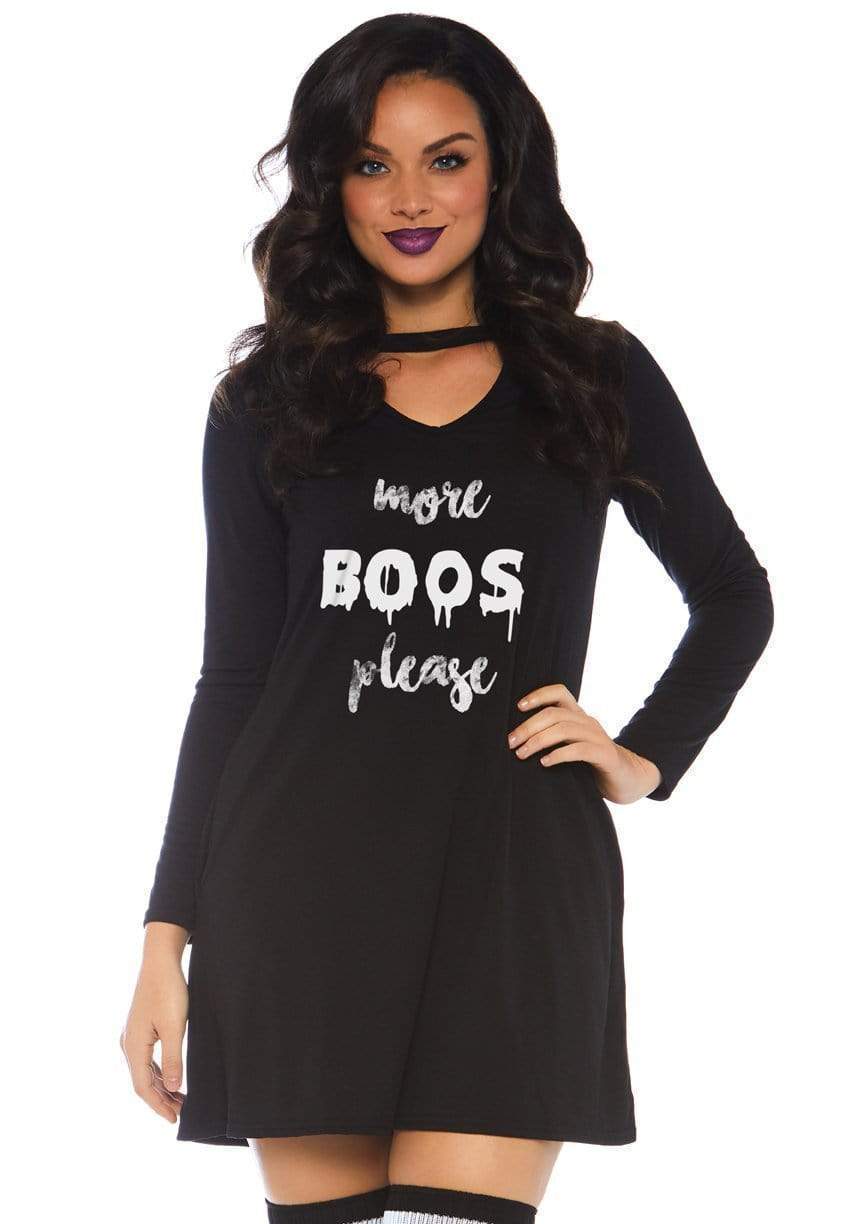 More Boos Jersey Dress with Pockets - 86768     00101