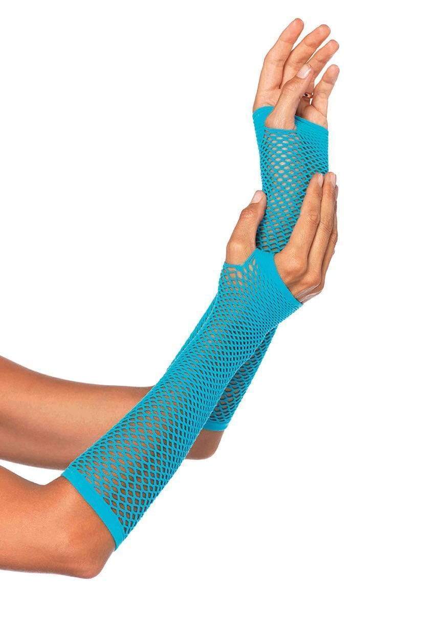 Triangle Net Fingerless Arm Warmer Gloves - 2024      00122