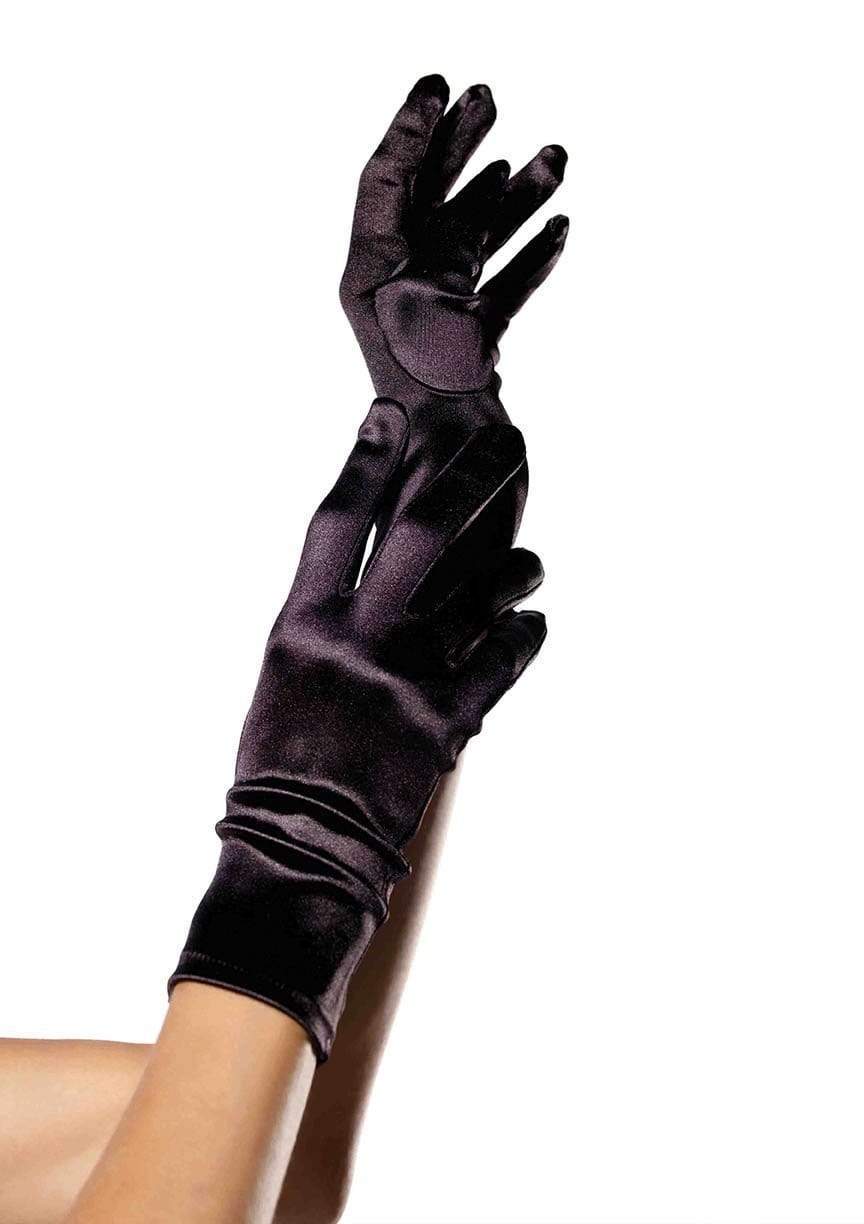 Satin Wrist Length Costume Gloves - 2B        00222