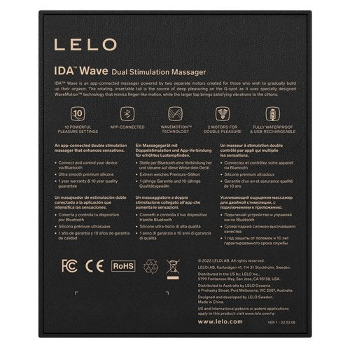 Lelo Ida Wave-Black