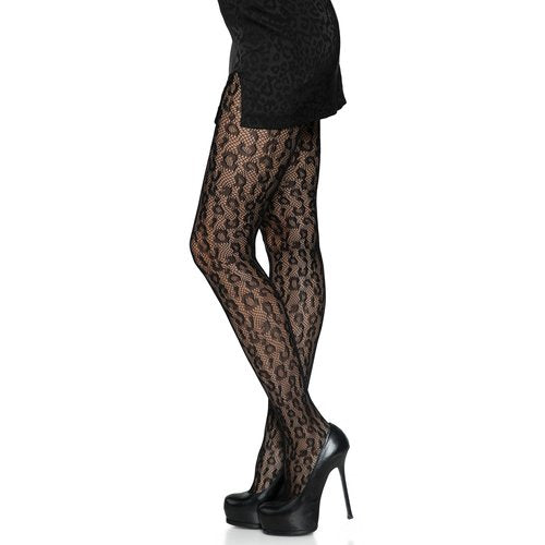 Leopard Net Tights - 9716      00122