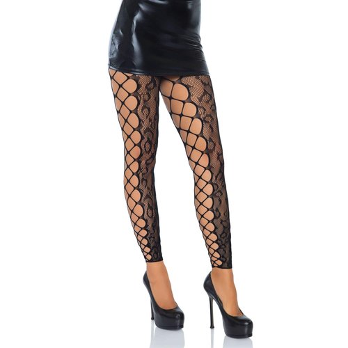 Lexi Leopard Footless Tights - 7812      00122