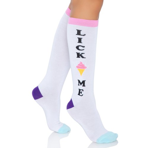 Lick Me Knee Socks - 5620      10122