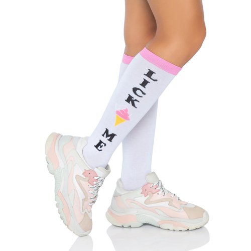 Lick Me Knee Socks - 5620      10122