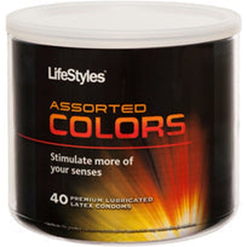 LIFESTYLES ASSORTED COLORS 40PC BOWL - R0156