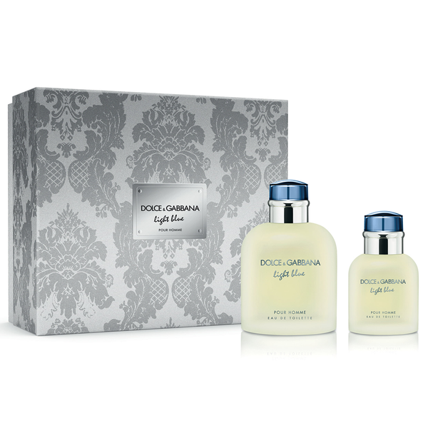 LIGHT BLUE 2PCS SET MEN'S GIFT SET, EDT