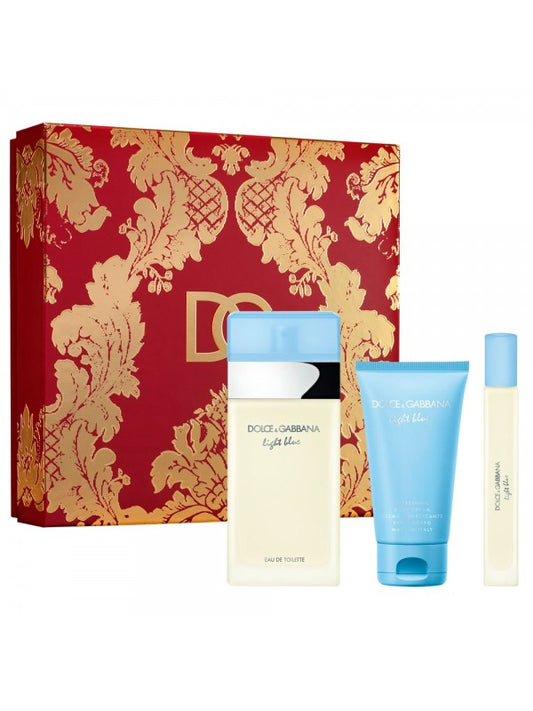 LIGHT BLUE 3PC SET, WOMEN'S GIFT SET, EDT-Pinkfoxxx