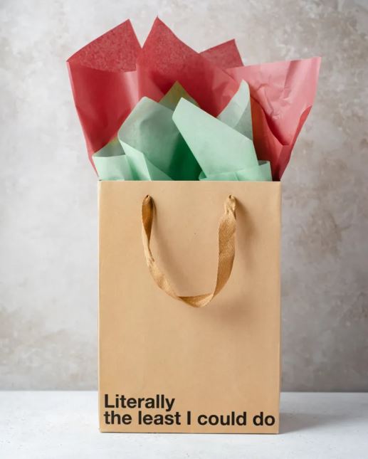 LITERALLY THE LEAST I COULD DO GIFT BAG - WRBAG014