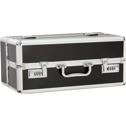 LOCKABLE VIBRATOR CASE BLACK LARGE - BMS09811
