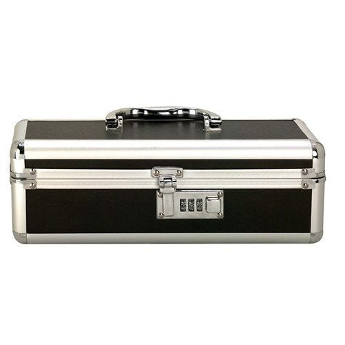 LOCKABLE VIBRATOR CASE BLACK SMALL - BMS09911