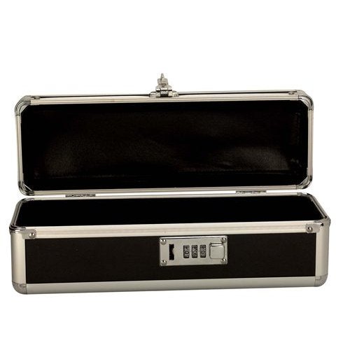 LOCKABLE VIBRATOR CASE BLACK SMALL - BMS09911