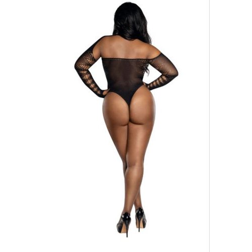 LONG SLV BODYSUIT BLK X/ - DG14019BLKX