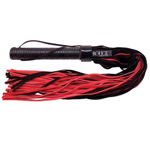 Long Suede Flogger with Leather Handle...