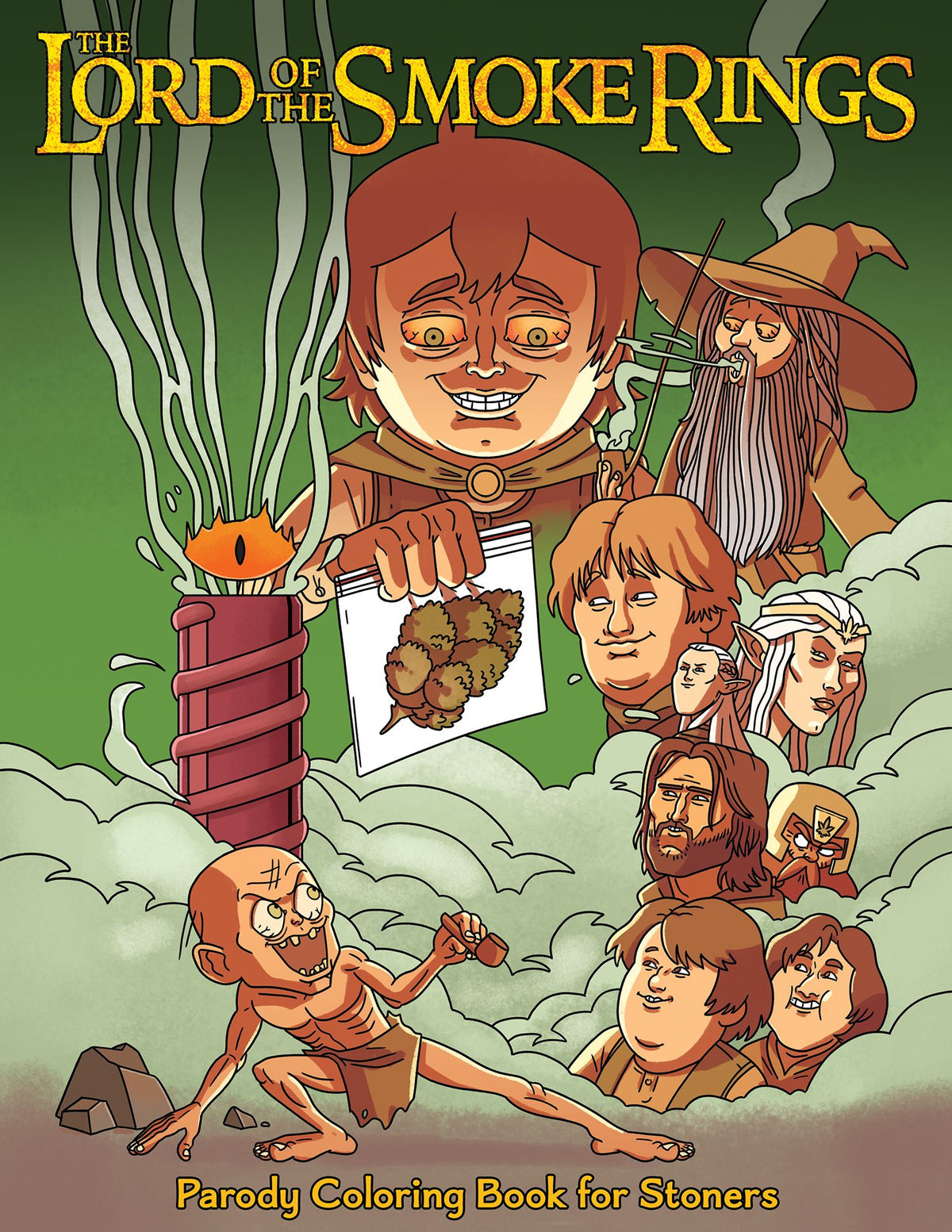 LORD OF SMOKE RINGS COLORING BOOK (NET) - WRCB040