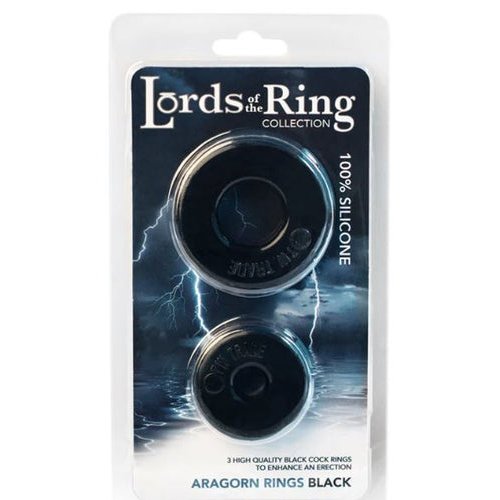 LORDS OF THE RING ARAGORN COCK RING BLACK - FRRING014005