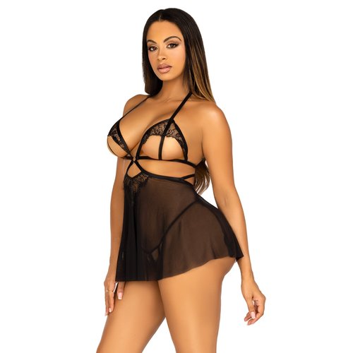 Love Language Open Cup Babydoll - 86141     00101
