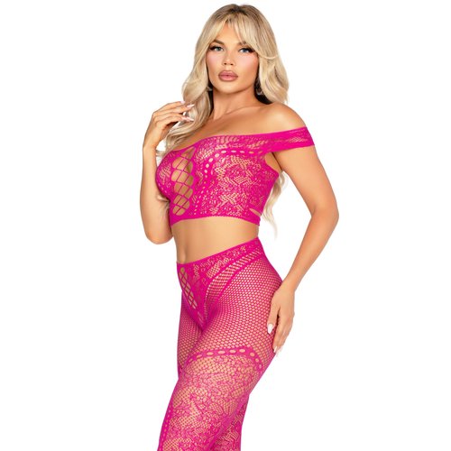 Love Me Tonight Crop Top and Leggings Set - 89353     31222