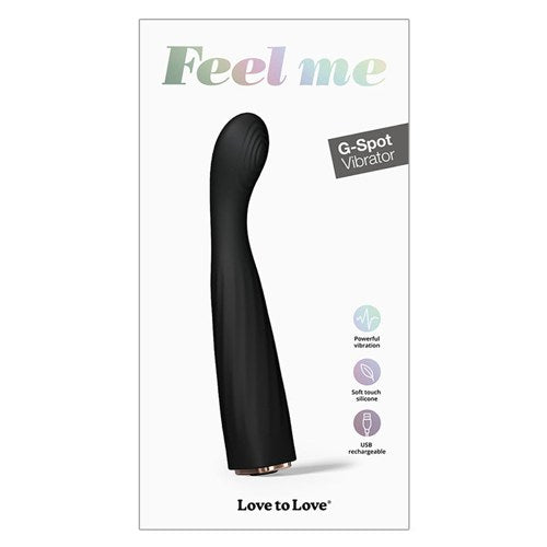 Love To Love Feel Me G-Spot Vibrator-Black Onyx