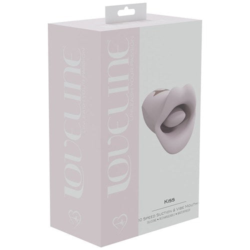 Loveline Kiss Vibrating Mouth-Pink